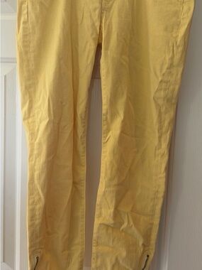 7 for all mankind yellow woman’s Jean pants
